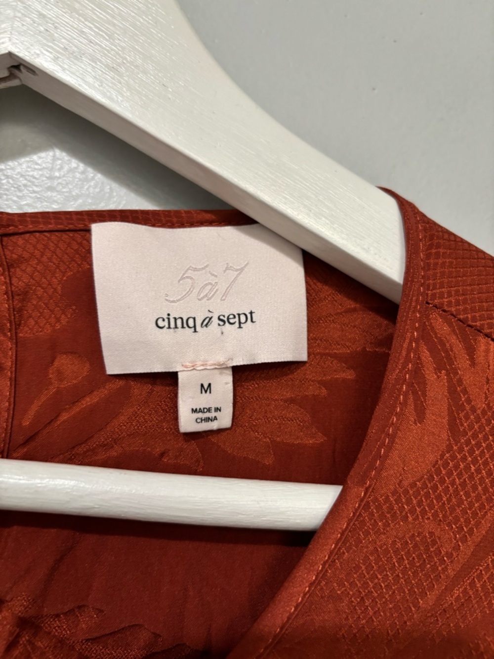 Cinq a Sept Silk Ruffle Blouse - Picture 4 of 6